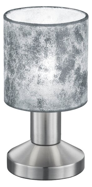 Lampada tavolo da Interno E14 in Metallo Nickel Opaco