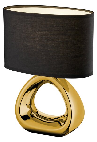 Lampada tavolo da Interno E27 in Ceramica Oro