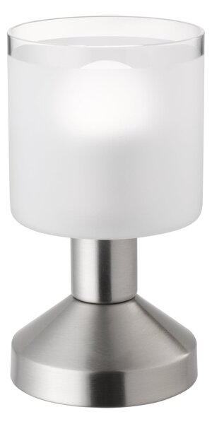 Lampada tavolo da Interno E14 in Metallo Nickel Opaco