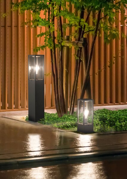 Lampada tavolo da Esterno E27 in Pressofusione di alluminio Antracite