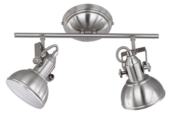 Faretto da Interno E14 in Metallo Nickel Opaco