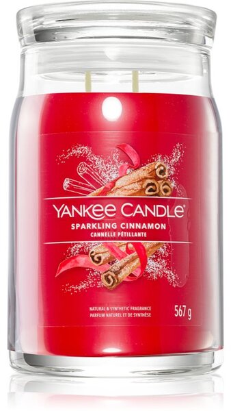 Yankee Candle Sparkling Cinnamon candela profumata 567 g