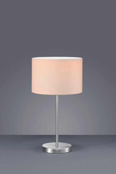 Lampada tavolo da Interno E27 in Metallo Nickel Opaco