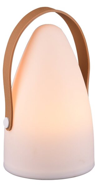 Lampada tavolo da Esterno a LED in Plastica Bianco