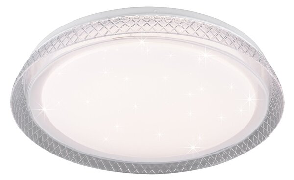 Plafoniera da Interno a LED in Plastica Bianco