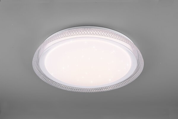 Plafoniera da Interno a LED in Plastica Bianco