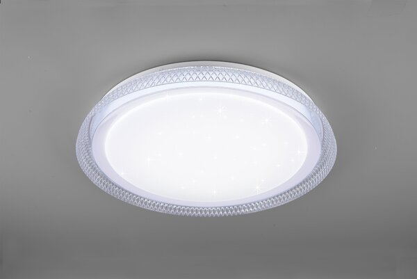 Plafoniera da Interno a LED in Plastica Bianco
