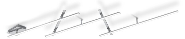 Plafoniera da Interno a LED in Metallo Nickel Opaco