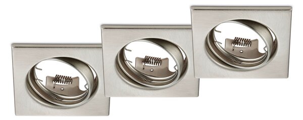 Illuminazione da Incasso da Interno GU10 in Metallo Nickel Opaco