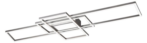 Plafoniera da Interno a LED in Metallo Nickel Opaco