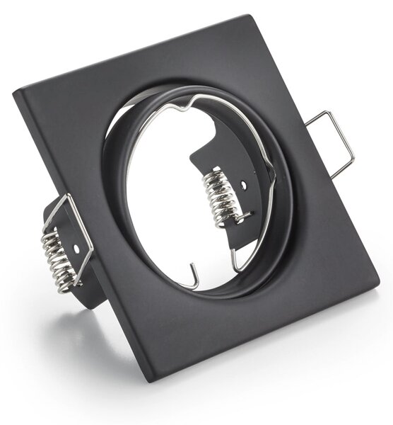 Illuminazione da Incasso da Interno GU10 in Metallo Nero Opaco