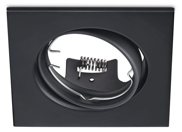 Illuminazione da Incasso da Interno GU10 in Metallo Nero Opaco