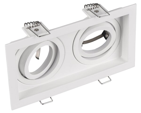 Illuminazione da Incasso da Interno a LED in Metallo Bianco Opaco