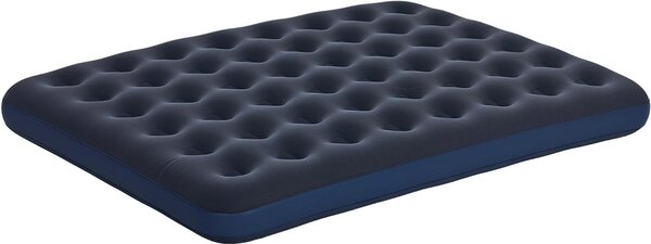 Materasso ad aria matrimoniale – Materasso gonfiabile pieghevole – Ideale per campeggio e viaggi – Superficie morbida e resistente – Dimensioni: 203 x 152 cm – Colore: blu scuro