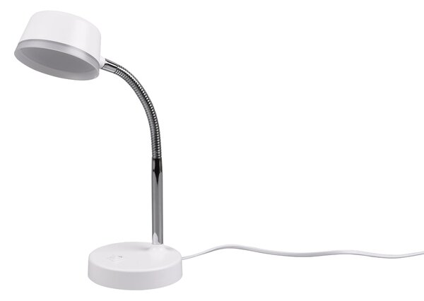 Lampada tavolo da Interno a LED in Plastica Bianco