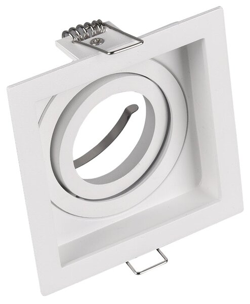 Illuminazione da Incasso da Interno a LED in Metallo Bianco Opaco