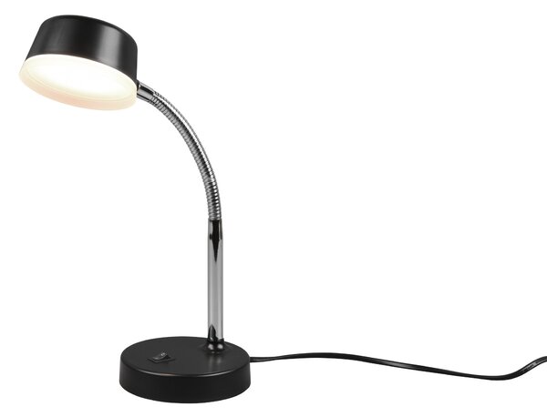Lampada tavolo da Interno a LED in Plastica Nero