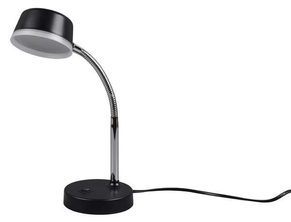 Lampada tavolo da Interno a LED in Plastica Nero