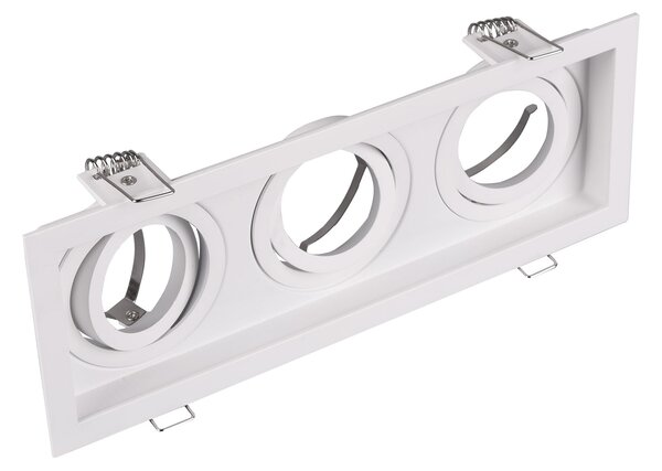 Illuminazione da Incasso da Interno a LED in Metallo Bianco Opaco