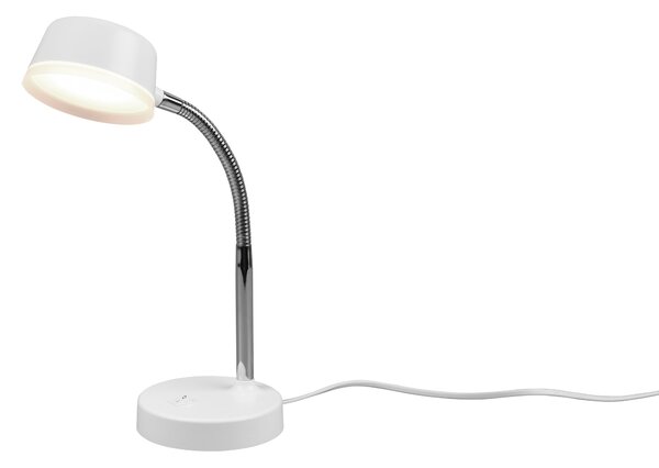 Lampada tavolo da Interno a LED in Plastica Bianco