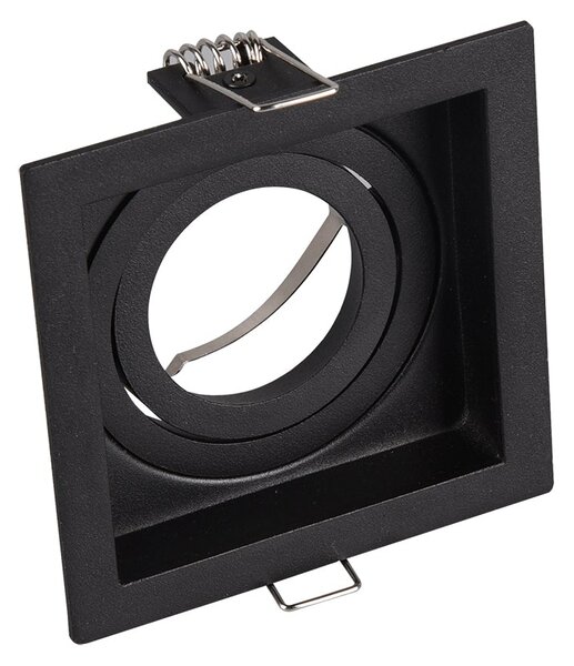 Illuminazione da Incasso da Interno a LED in Metallo Nero Opaco