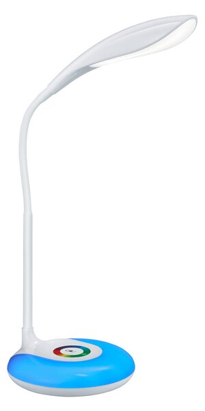 Lampada tavolo da Interno a LED in Plastica Bianco
