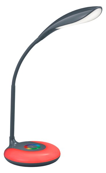 Lampada tavolo da Interno a LED in Plastica Antracite