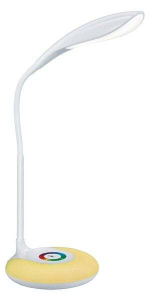 Lampada tavolo da Interno a LED in Plastica Bianco