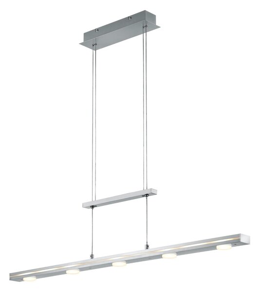 Lampada a Sospensione da Interno a LED in Metallo Nickel Opaco