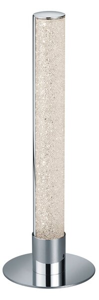Lampada tavolo da Interno a LED in Metallo Cromo