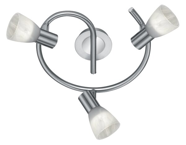 Faretto da Interno a LED in Metallo Nickel Opaco