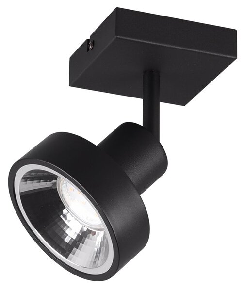 Faretto da Interno a LED in Metallo Nero Opaco