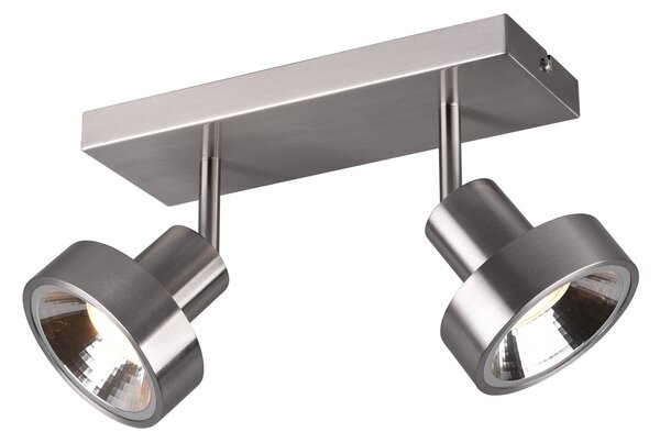 Faretto da Interno a LED in Metallo Nickel Opaco