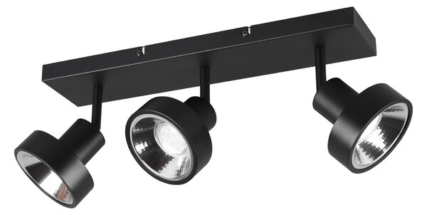Faretto da Interno a LED in Metallo Nero Opaco