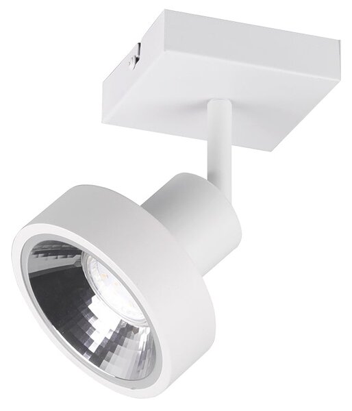 Faretto da Interno a LED in Metallo Bianco Opaco