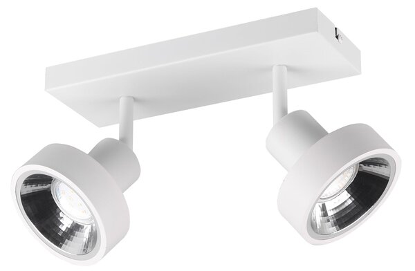 Faretto da Interno a LED in Metallo Bianco Opaco
