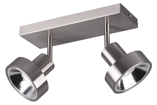 Faretto da Interno a LED in Metallo Nickel Opaco