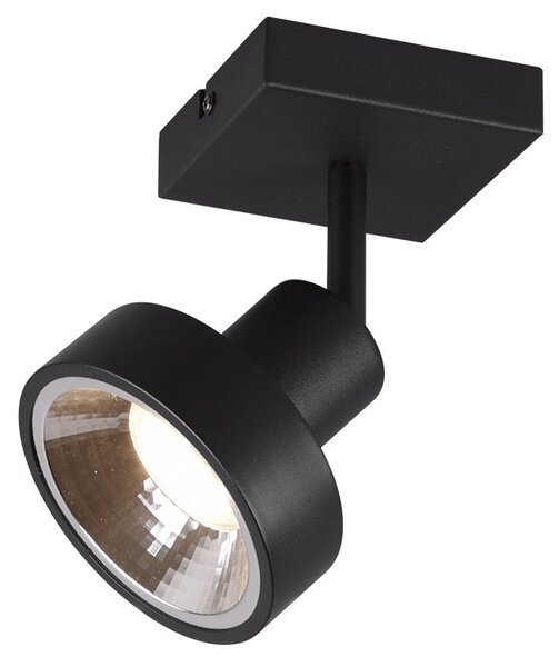 Faretto da Interno a LED in Metallo Nero Opaco