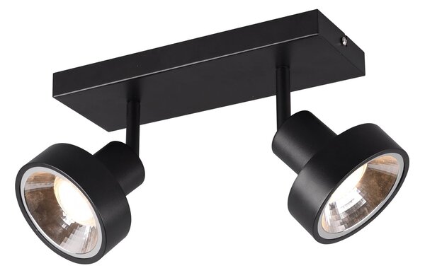 Faretto da Interno a LED in Metallo Nero Opaco