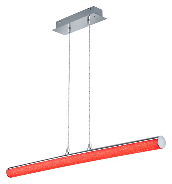 Lampada a Sospensione da Interno a LED in Metallo Cromo
