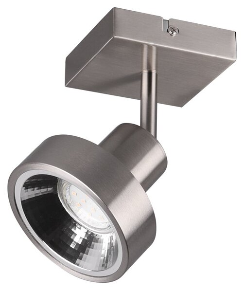 Faretto da Interno a LED in Metallo Nickel Opaco