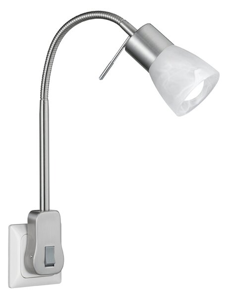 Faretto da Interno a LED in Metallo Nickel Opaco