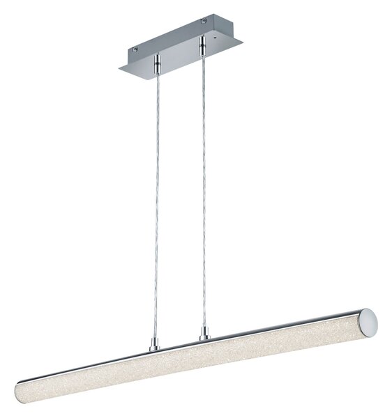 Lampada a Sospensione da Interno a LED in Metallo Cromo
