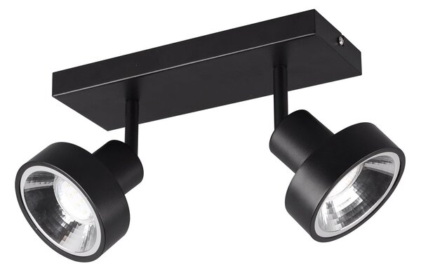 Faretto da Interno a LED in Metallo Nero Opaco