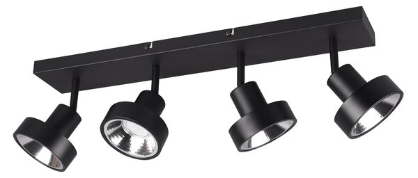 Faretto da Interno a LED in Metallo Nero Opaco