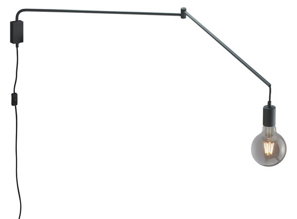 Applique da Interno a LED in Metallo Nero Opaco