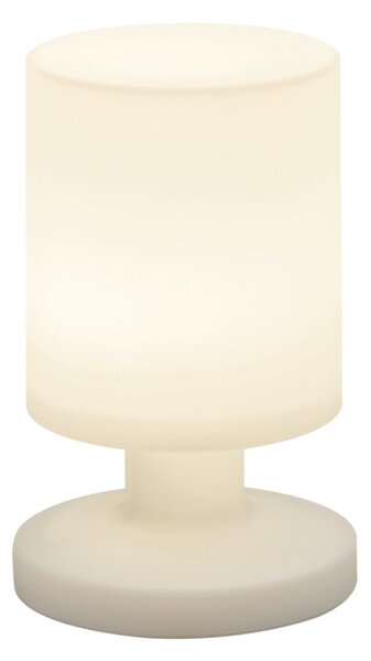 Lampada tavolo da Esterno a LED in Plastica Bianco