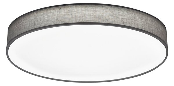 Plafoniera da Interno a LED in Tessuto Grigio