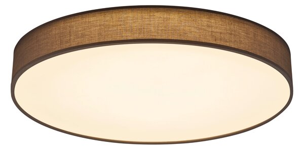 Plafoniera da Interno a LED in Tessuto Grigio