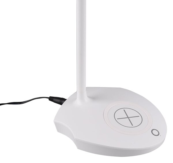 Lampada tavolo da Interno a LED in Plastica Bianco